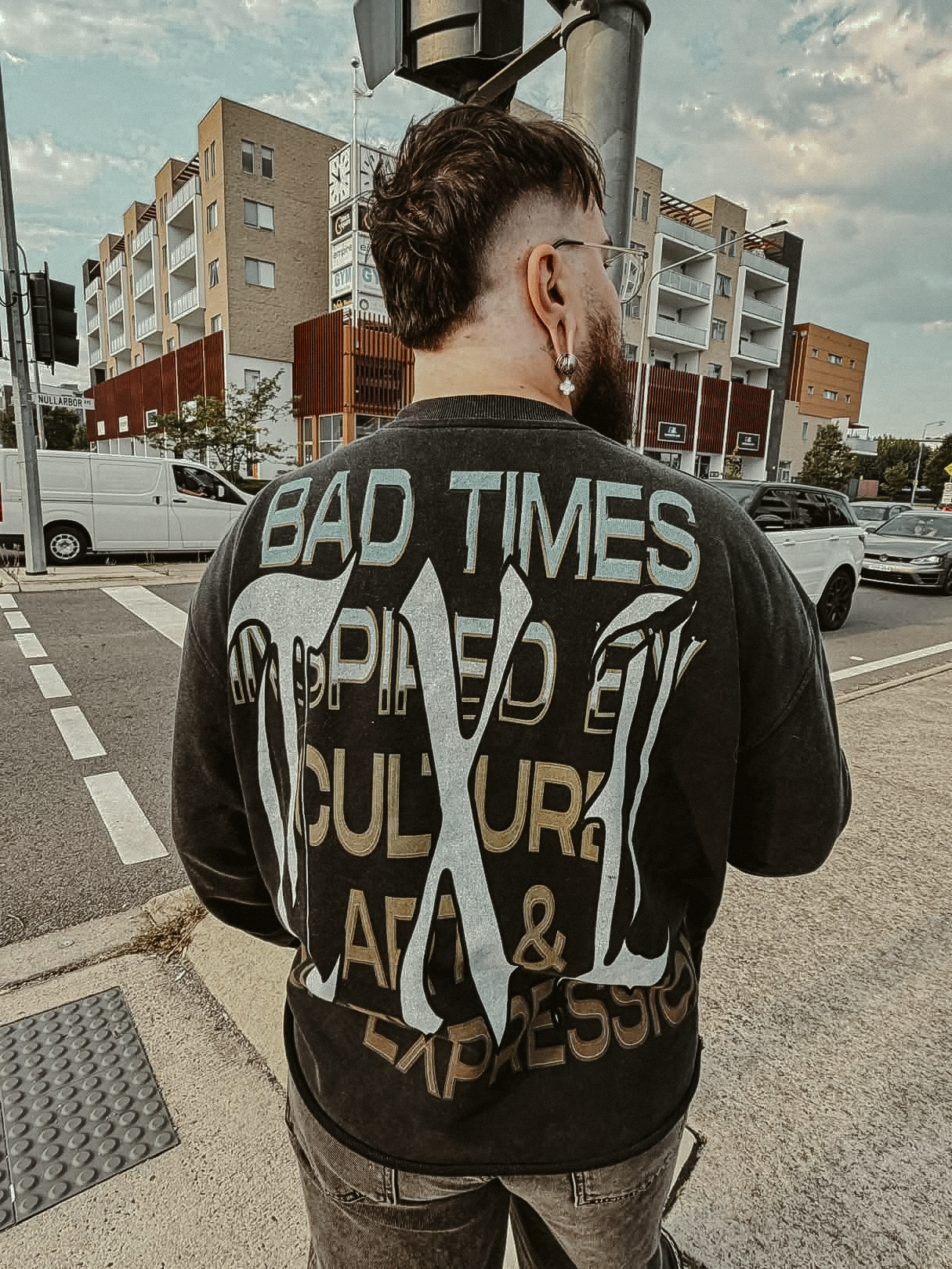 TXL BADTIMES DSTRSD Crewneck